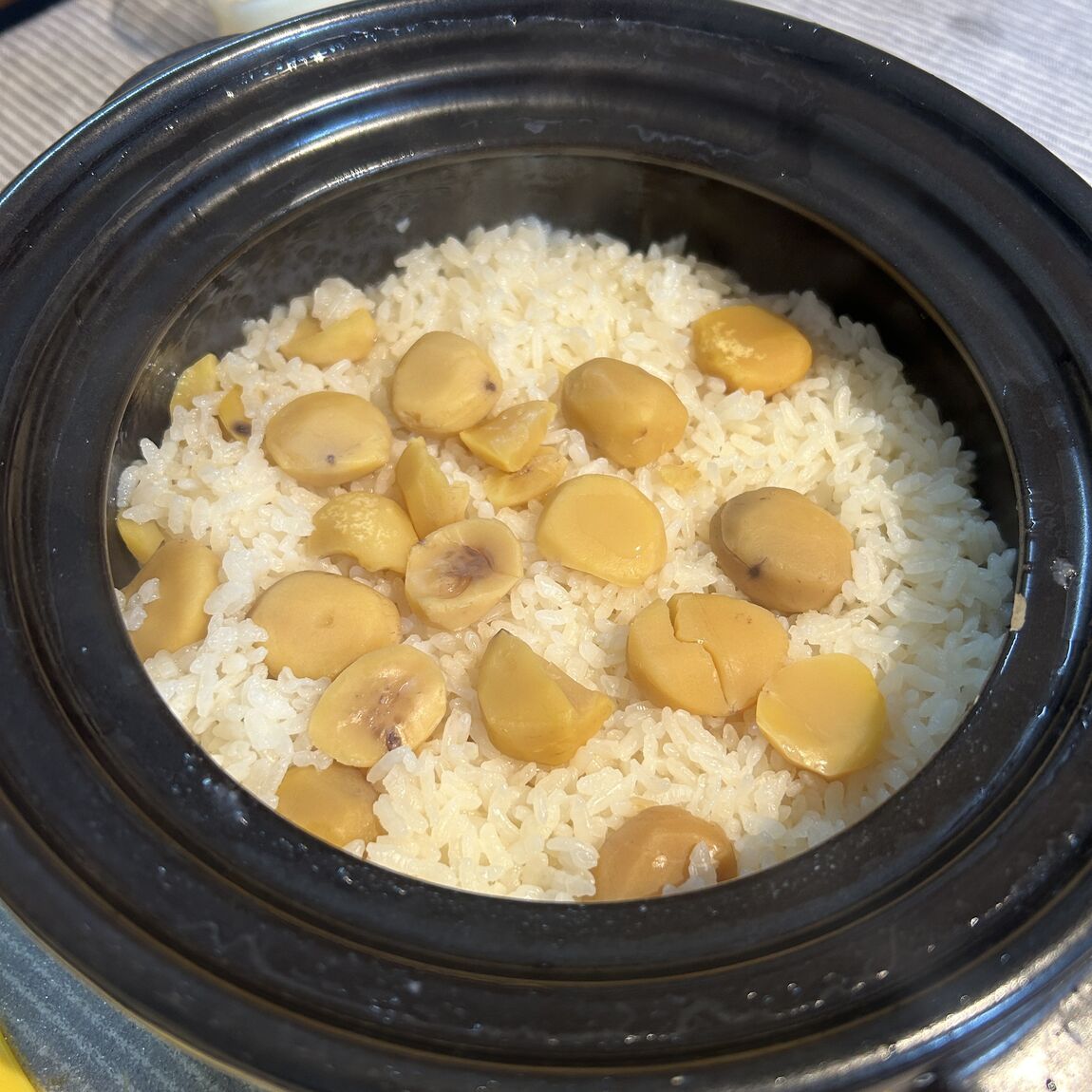 炊き込み後