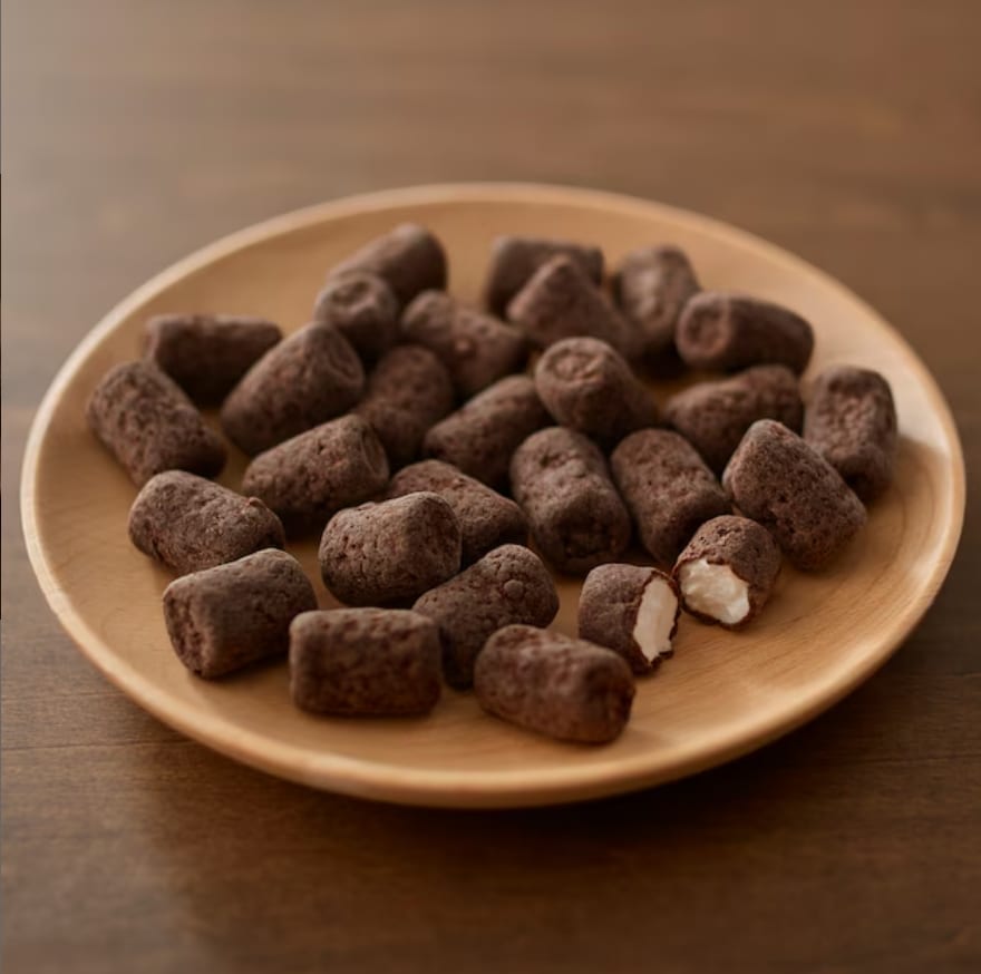 【mozoワンダーシティ】チョコがけマシュマロ　ダーク・コーヒー｜新商品紹介_A2IQ90