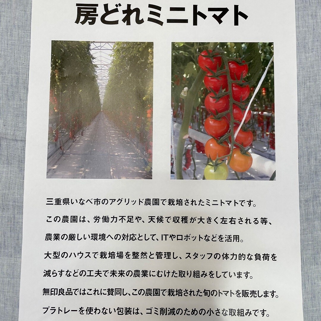【アピタ千代田橋】明日から期間限定で房どれミニトマトを販売します！