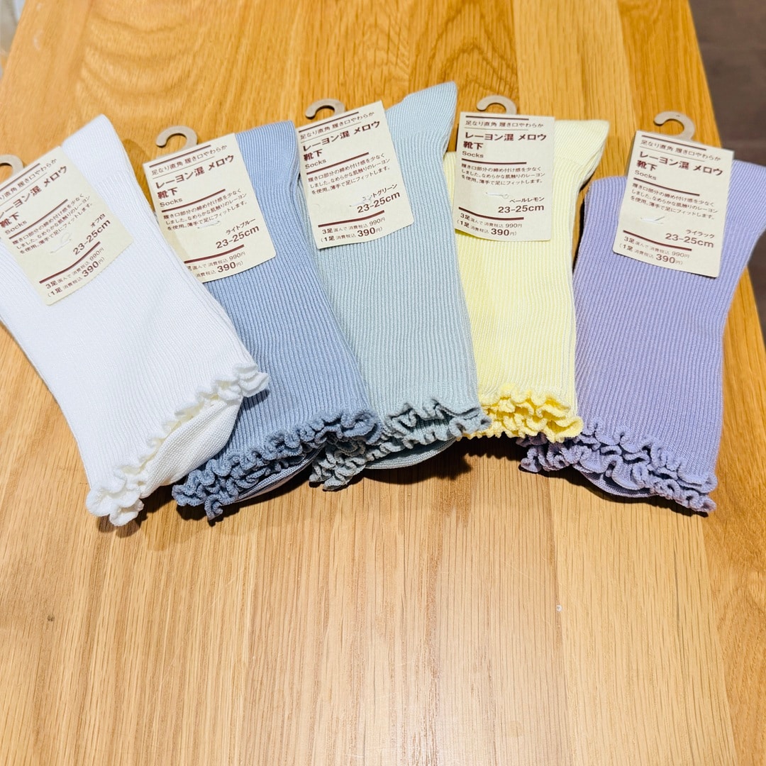 【セレオ国分寺】　春色の靴下　入荷しました。