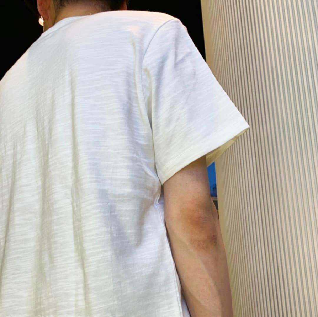 【柏ステーションモール】ムラ糸クルーネックTシャツ