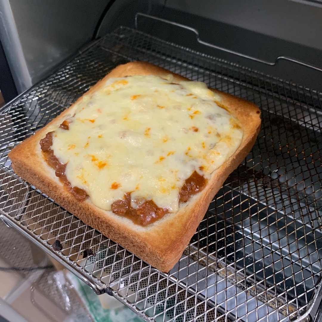 トースターで焼きます
