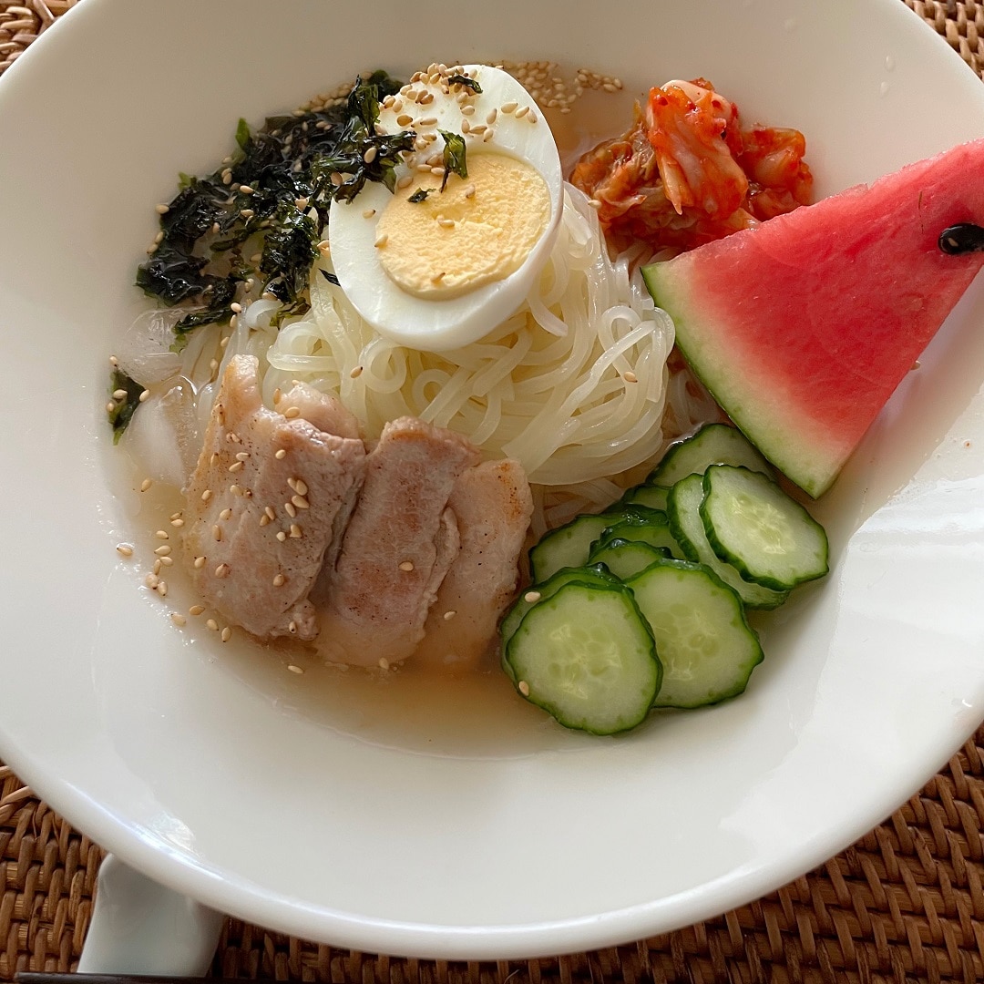 【アピタ千代田橋】アレンジレシピ #5 夏におすすめ！韓国風冷麺。
