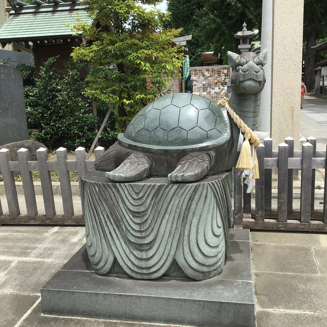 亀有香取神社　亀左