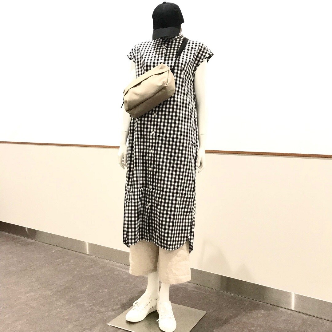 【ザ・モール仙台長町】ギンガムチェック柄ワンピースの写真