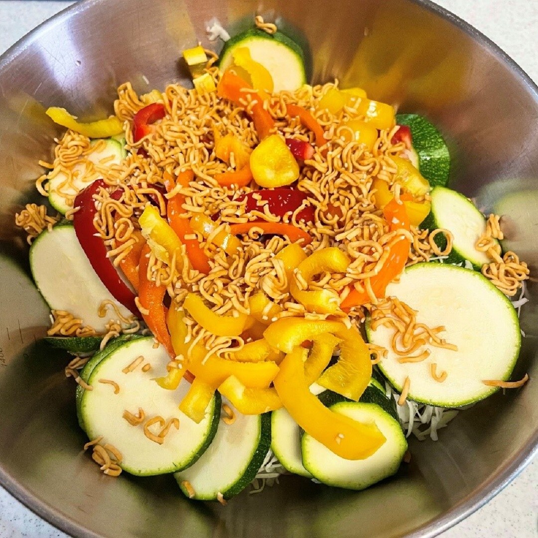 【岡山ロッツ】#03夏休みごはんにおすすめレシピ：「カリカリ夏野菜サラダ」