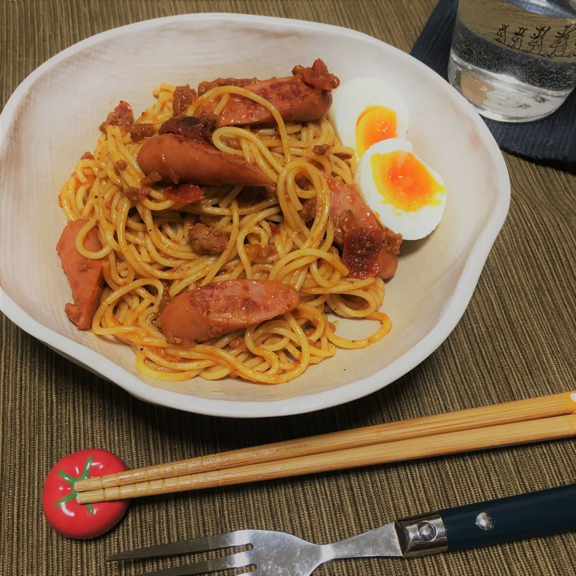 【札幌ステラプレイス】トマトのキーマアレンジでパスタの画像