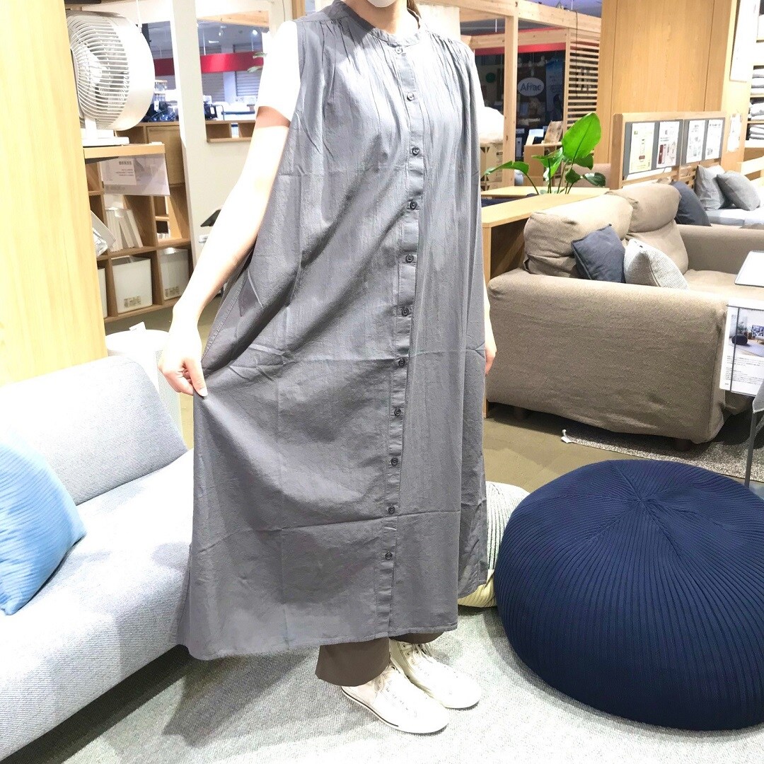【ザ・モール仙台長町】強撚ワンピース着用の写真
