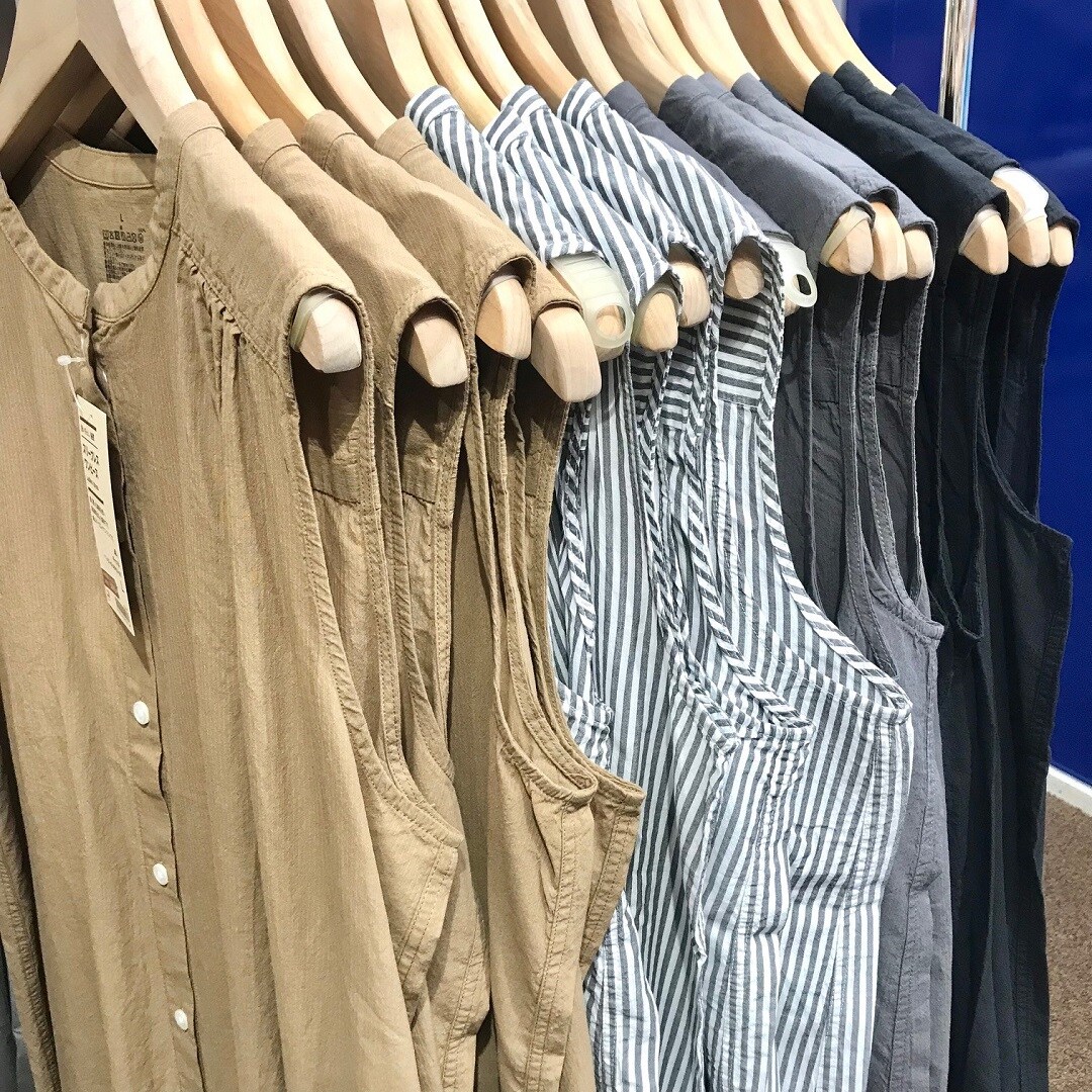 【ザ・モール仙台長町】強撚ワンピース色展開の写真