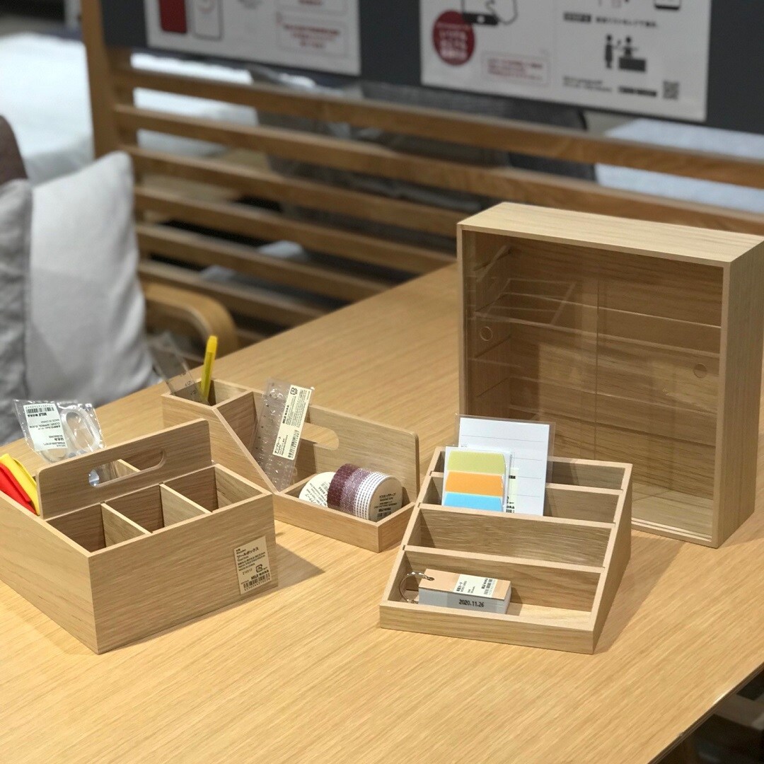 【ザ・モール仙台長町】木製小物収納の写真