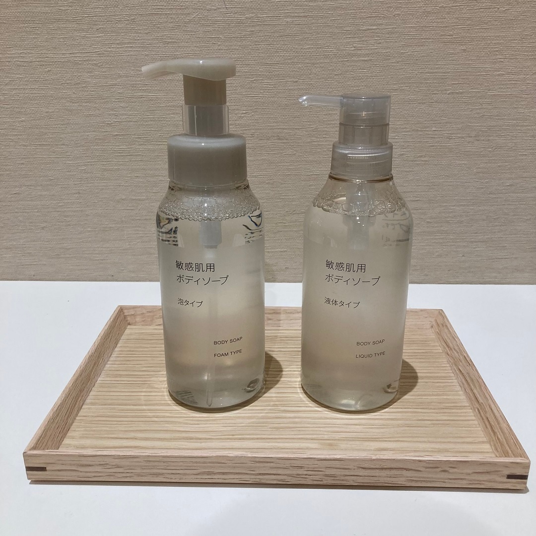 【マルイファミリー志木】肌を優しく洗い上げます。