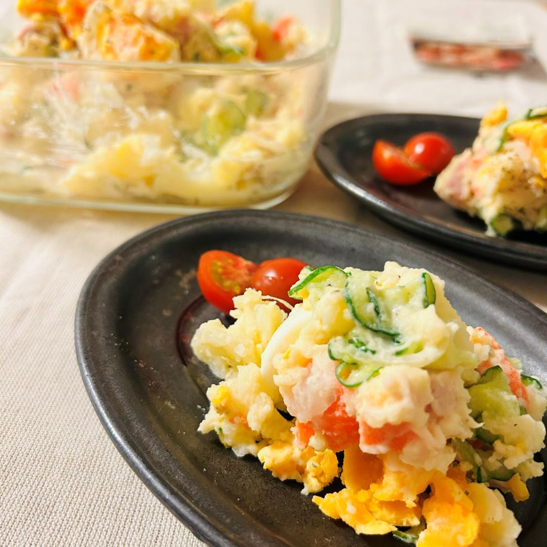 お皿でもりつけ　