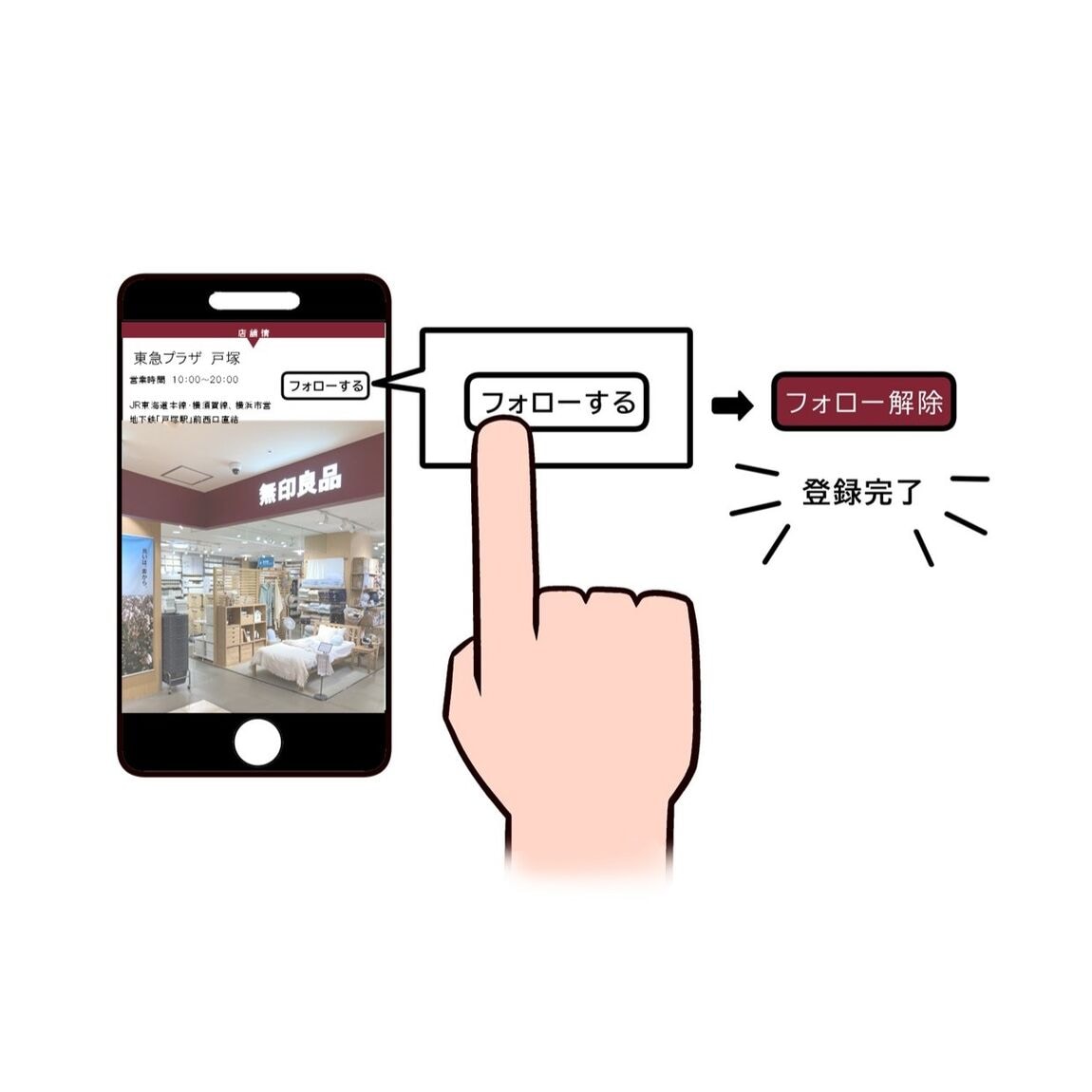 フォロー画像