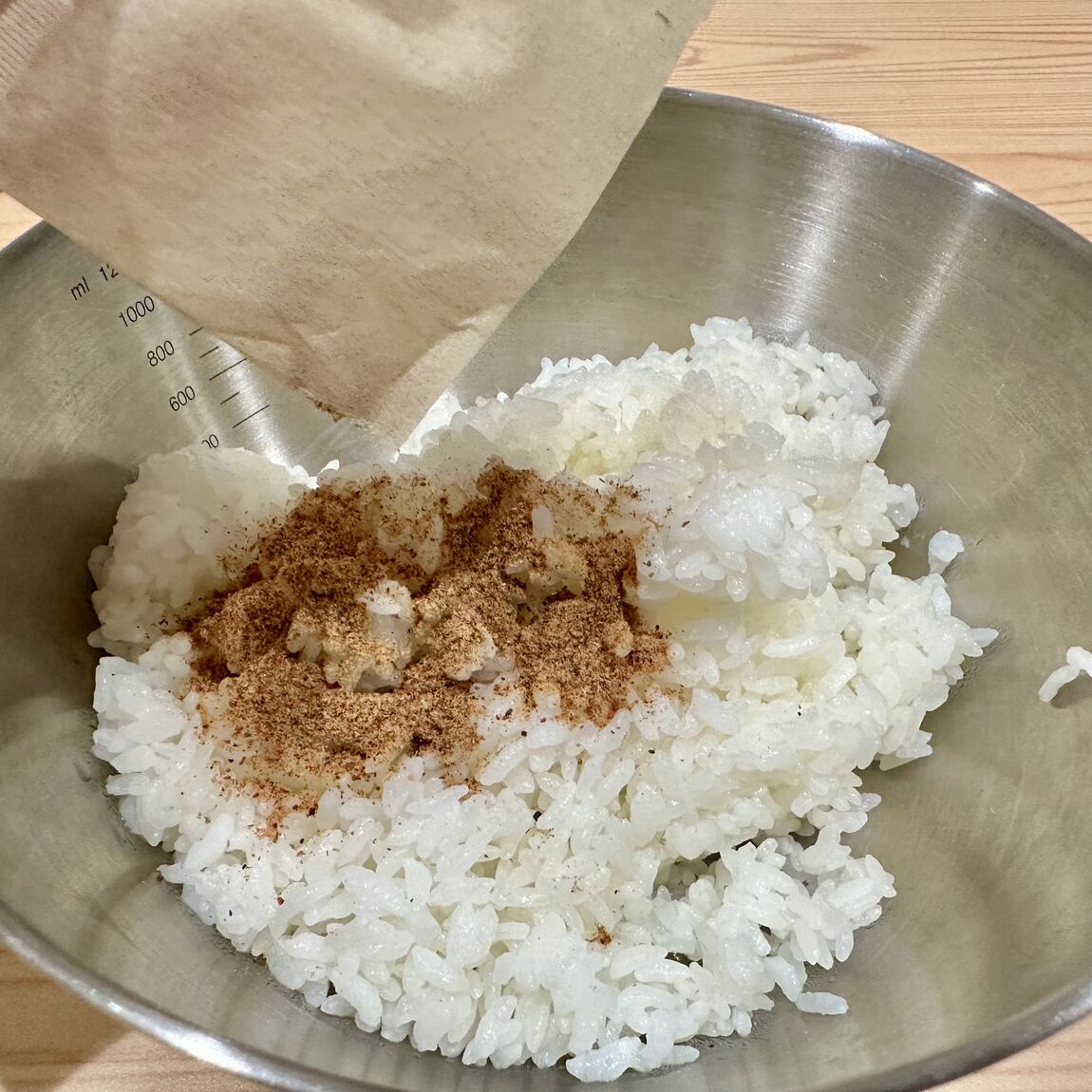 ご飯にだし
