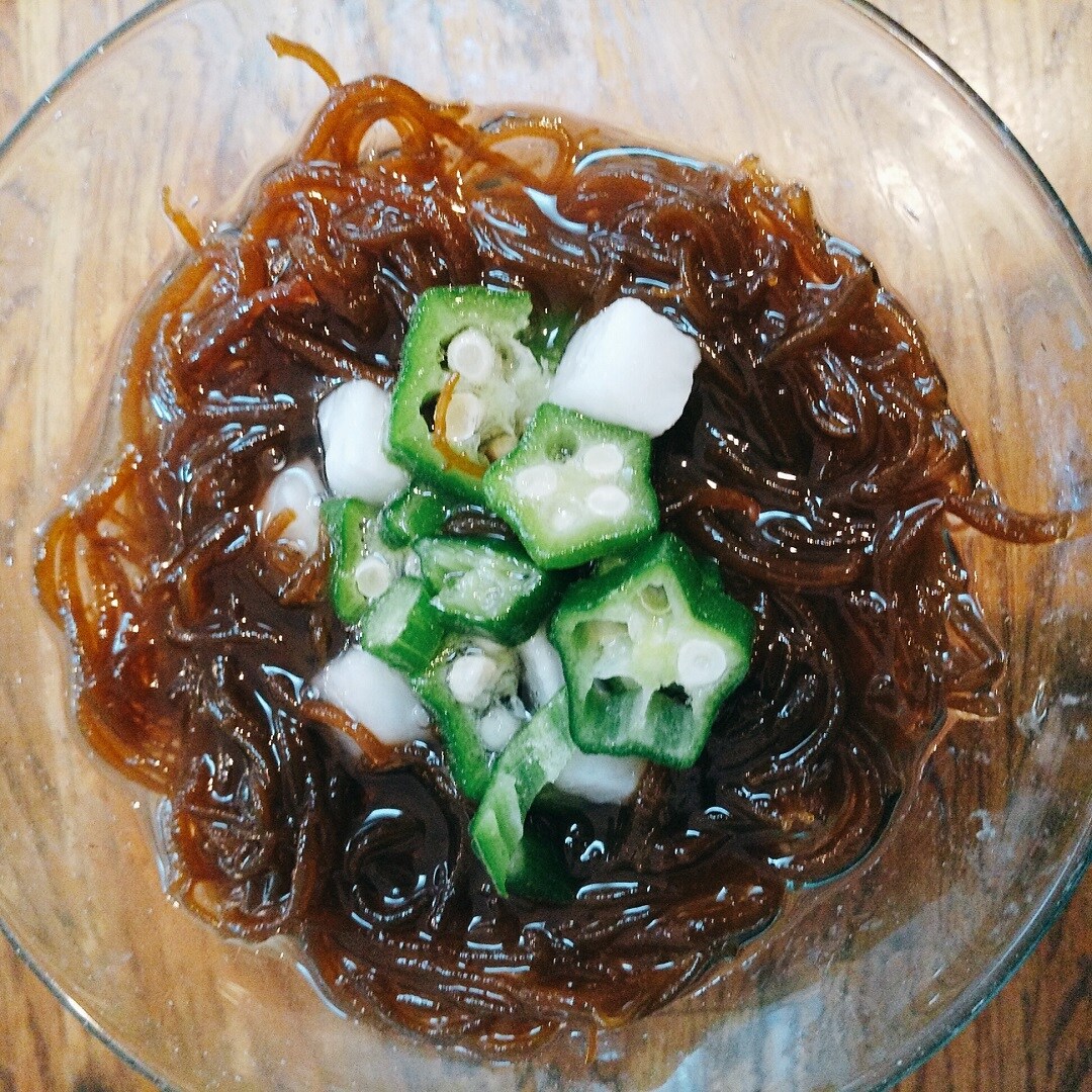 【芦屋モンテメール】ねばねば野菜　もずく