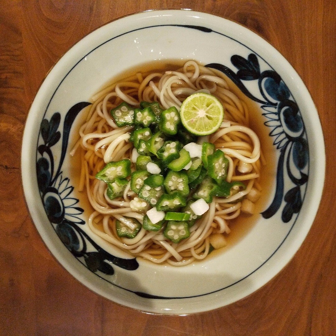 【芦屋モンテメール】ねばねば野菜　うどん