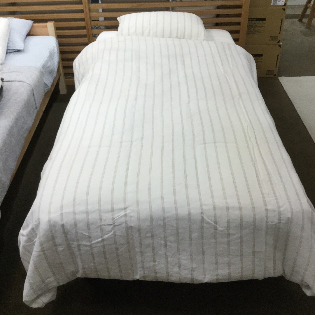 麻素材で寝室を快適に！麻平織のカバーリング！｜この夏の、くらしのコツ