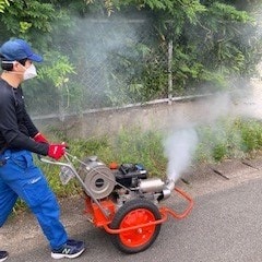 薬まき①