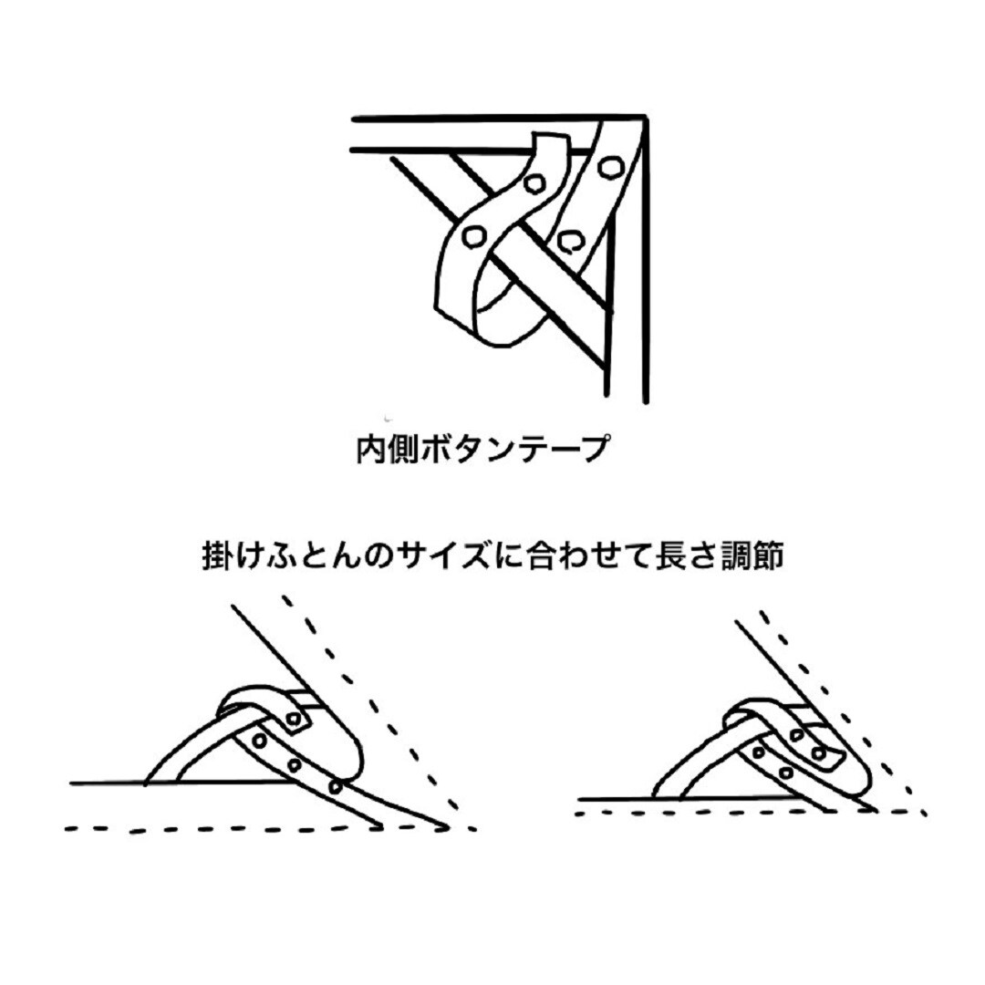 スナップ止めの画像