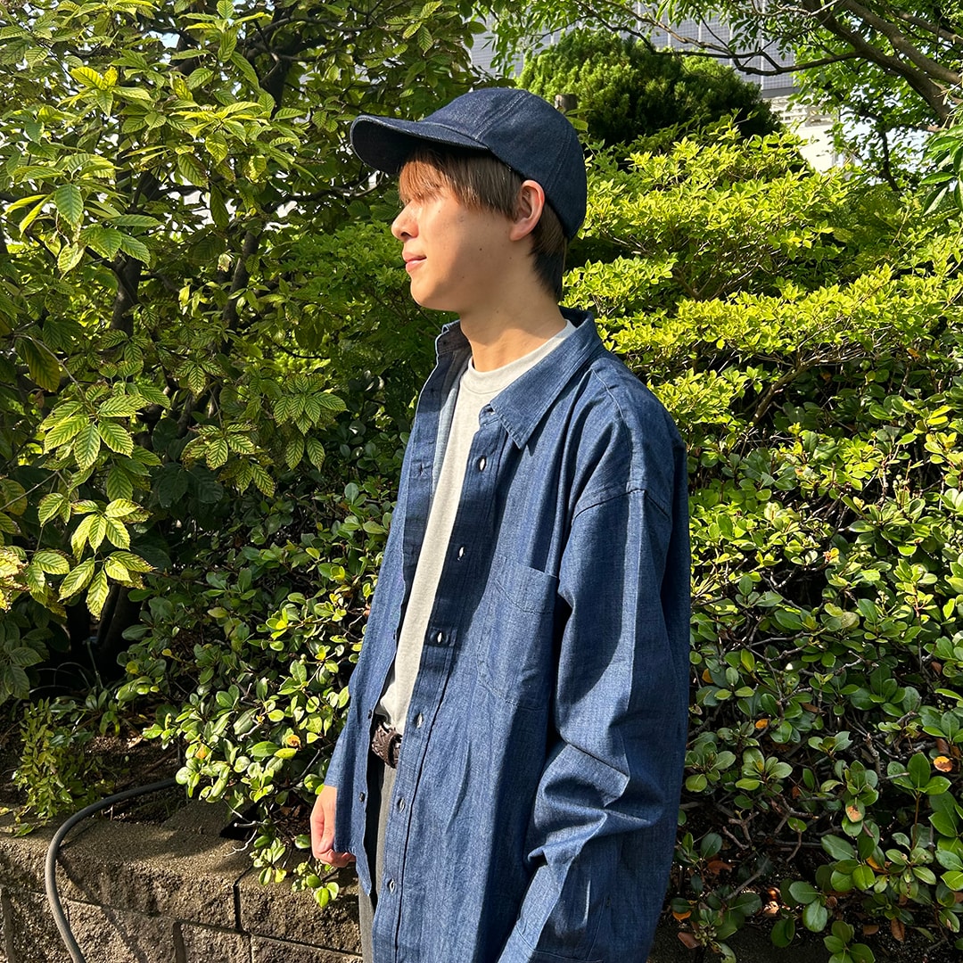 紳士デニムシャツ