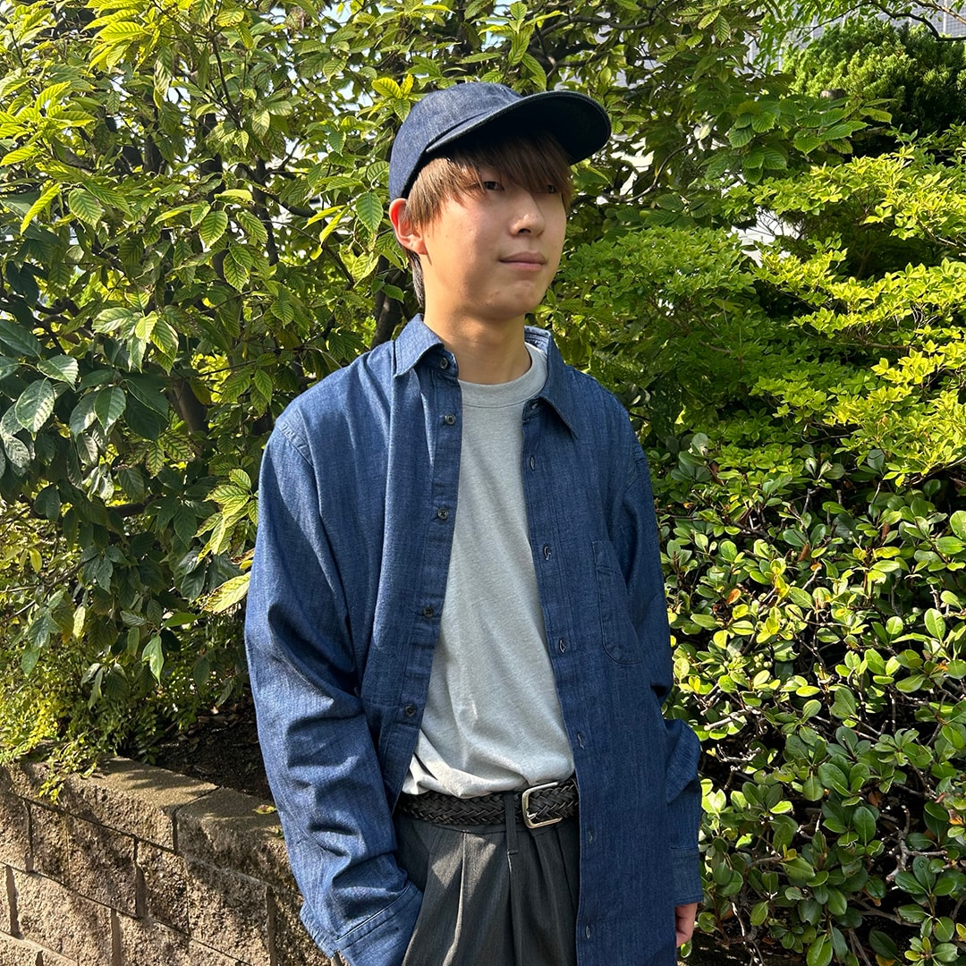 紳士デニムシャツ