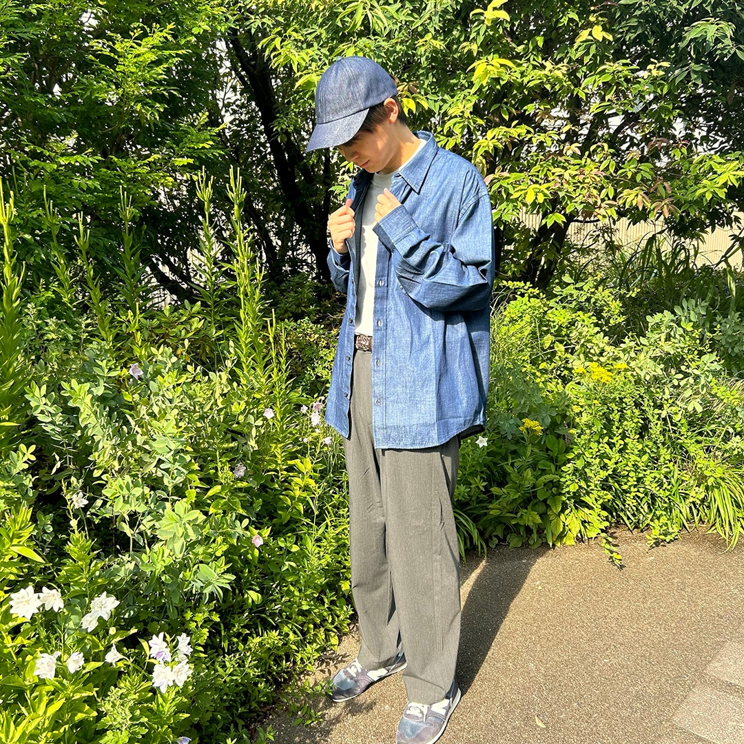 紳士デニムシャツ