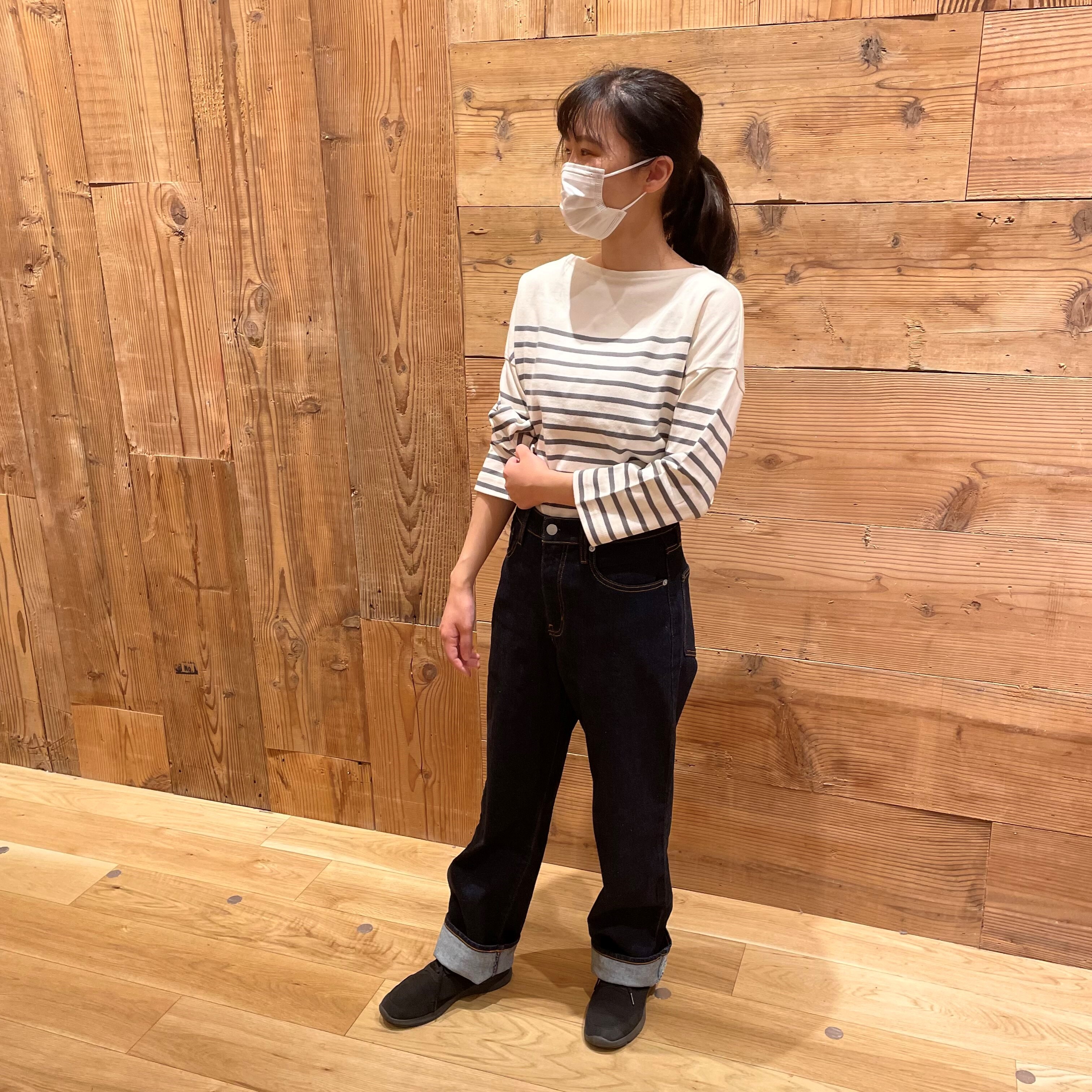 リラックスワイド着用写真前