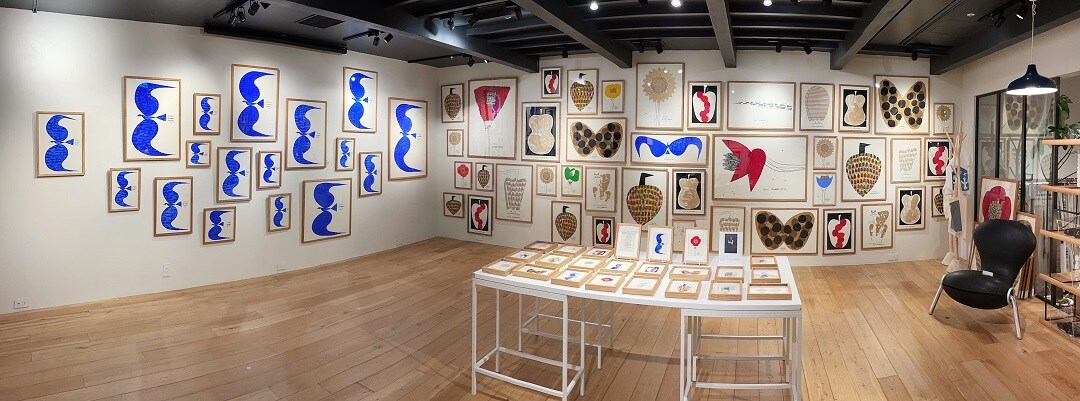 IDÉE 梅田 山口一郎 原画展「blue bird」が始まりました! | 無印良品 IDÉE 梅田 山口一郎 原画展「blue bird」が始まりました! | 無印良品