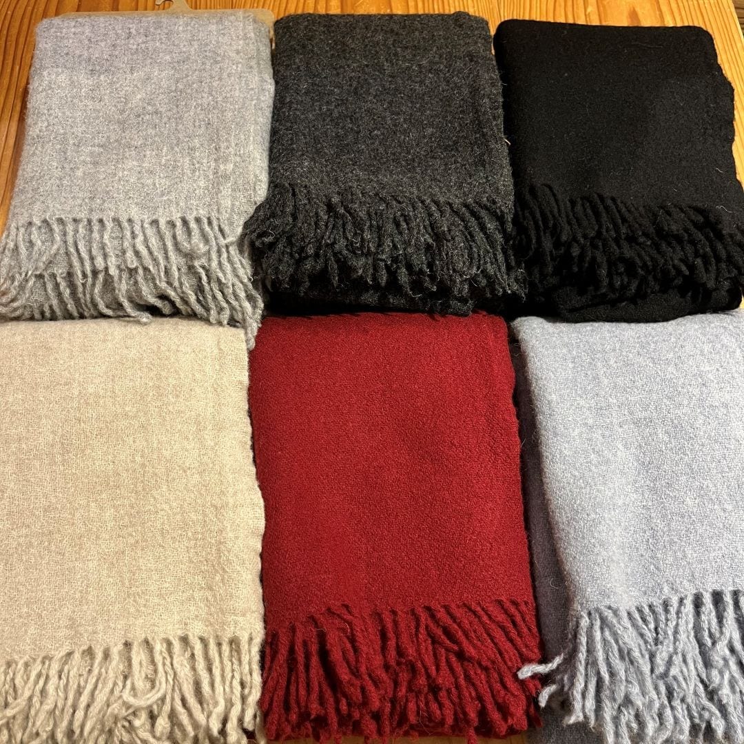 ふっくらウール 大判ストール(薄手)