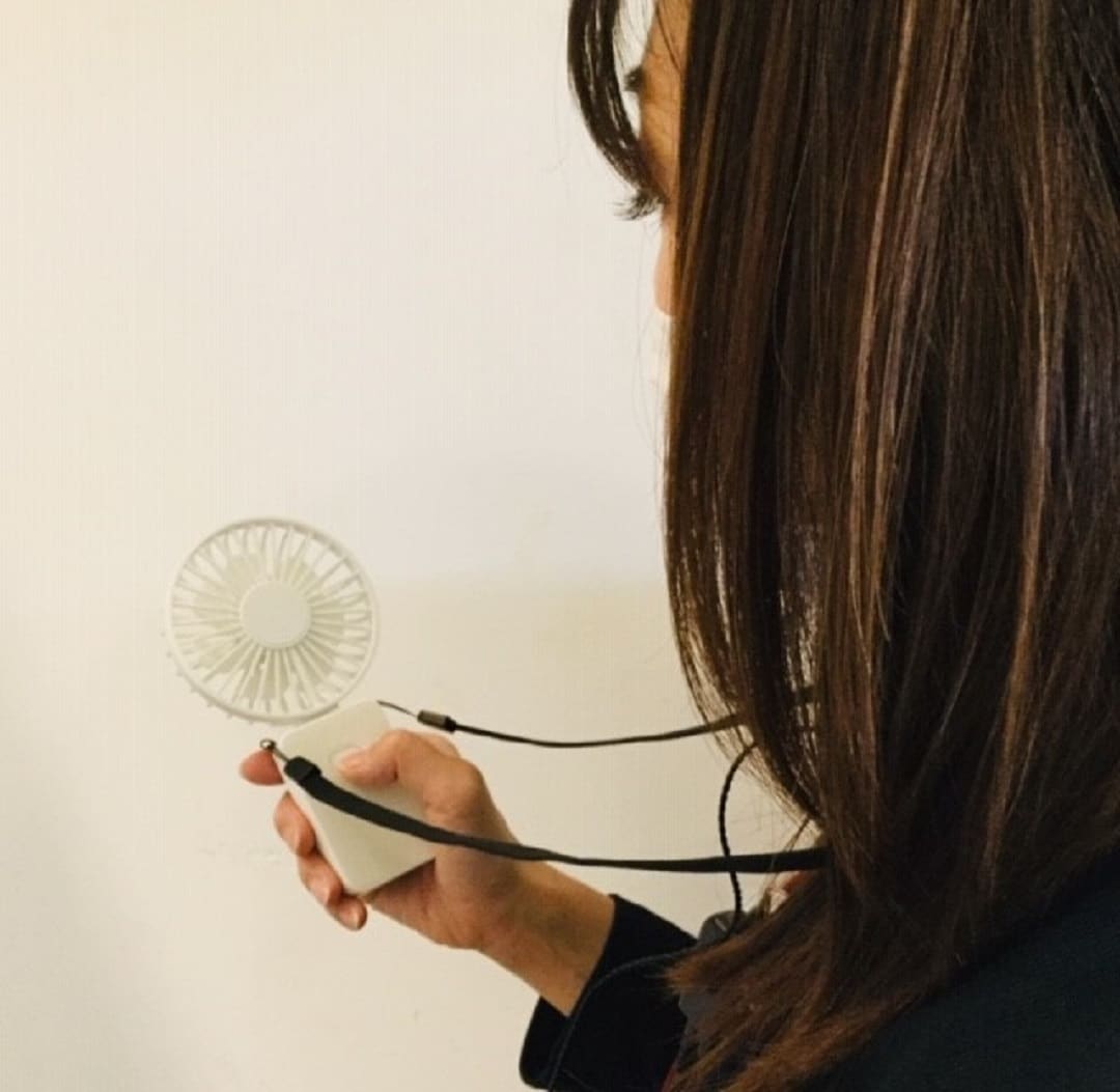 【難波】どこででも「涼」が取れる、新商品『充電式ハンディファンのご紹介