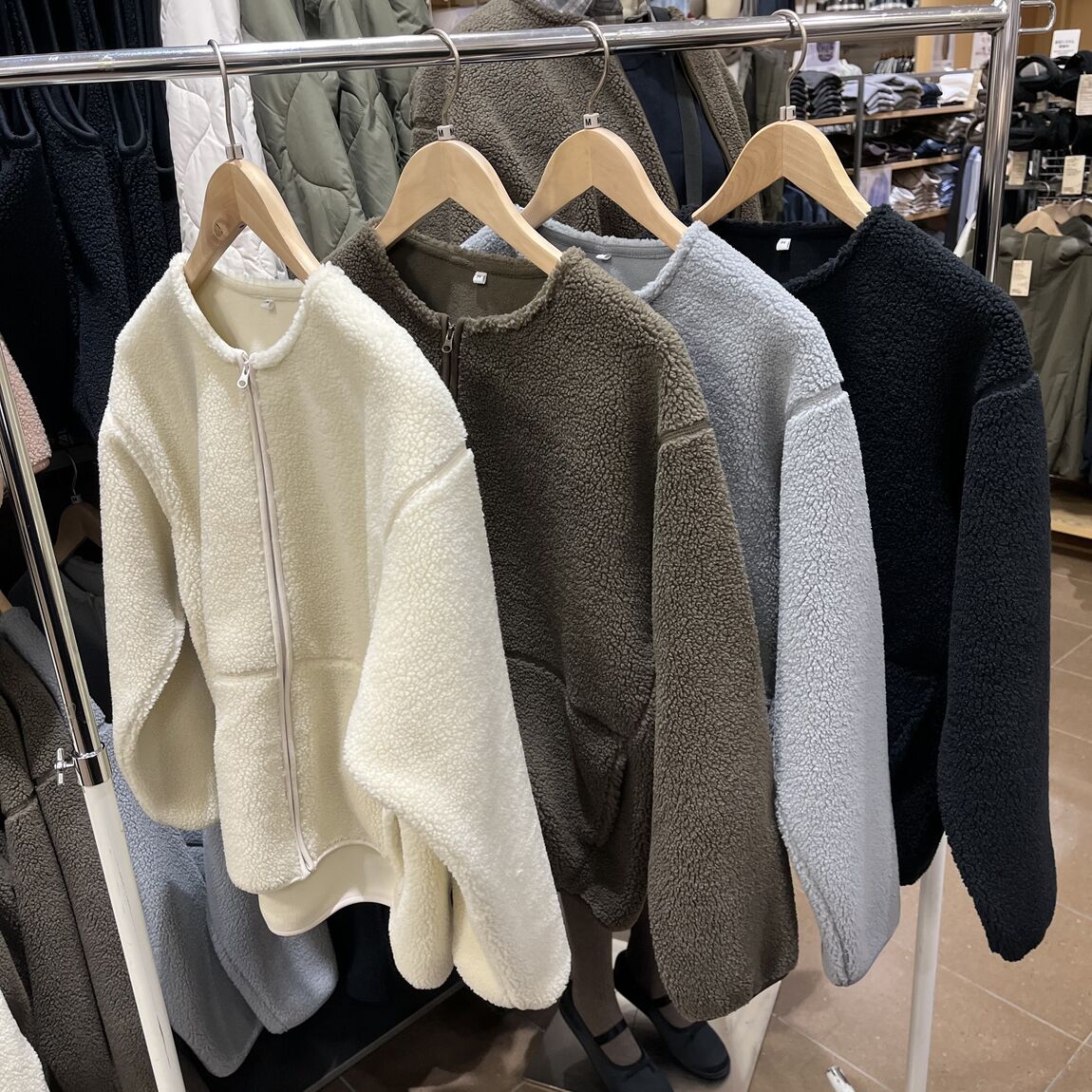 ボアジャケット　色