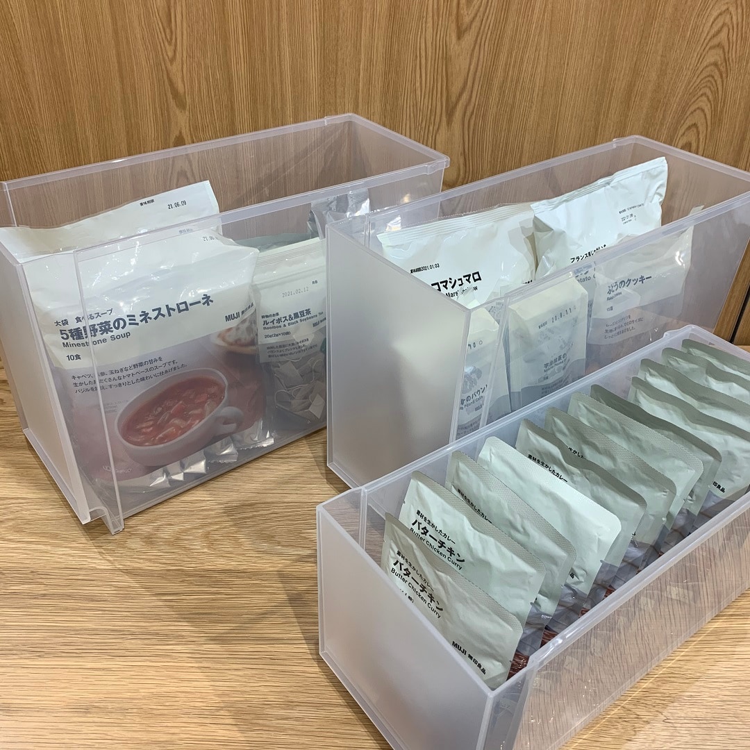 【テラスモール松戸】ストッカーの使用例（食品）