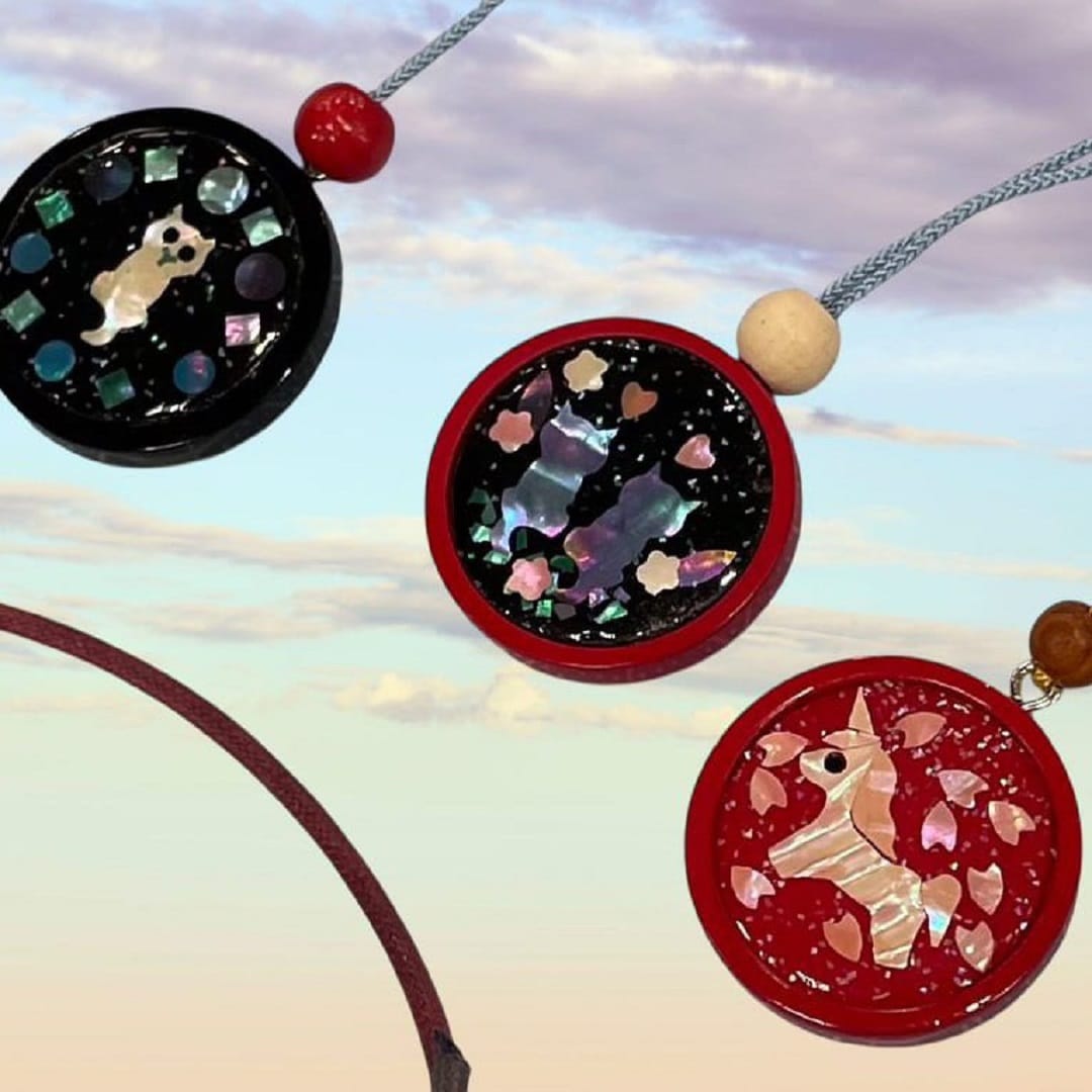 螺鈿ペンダント