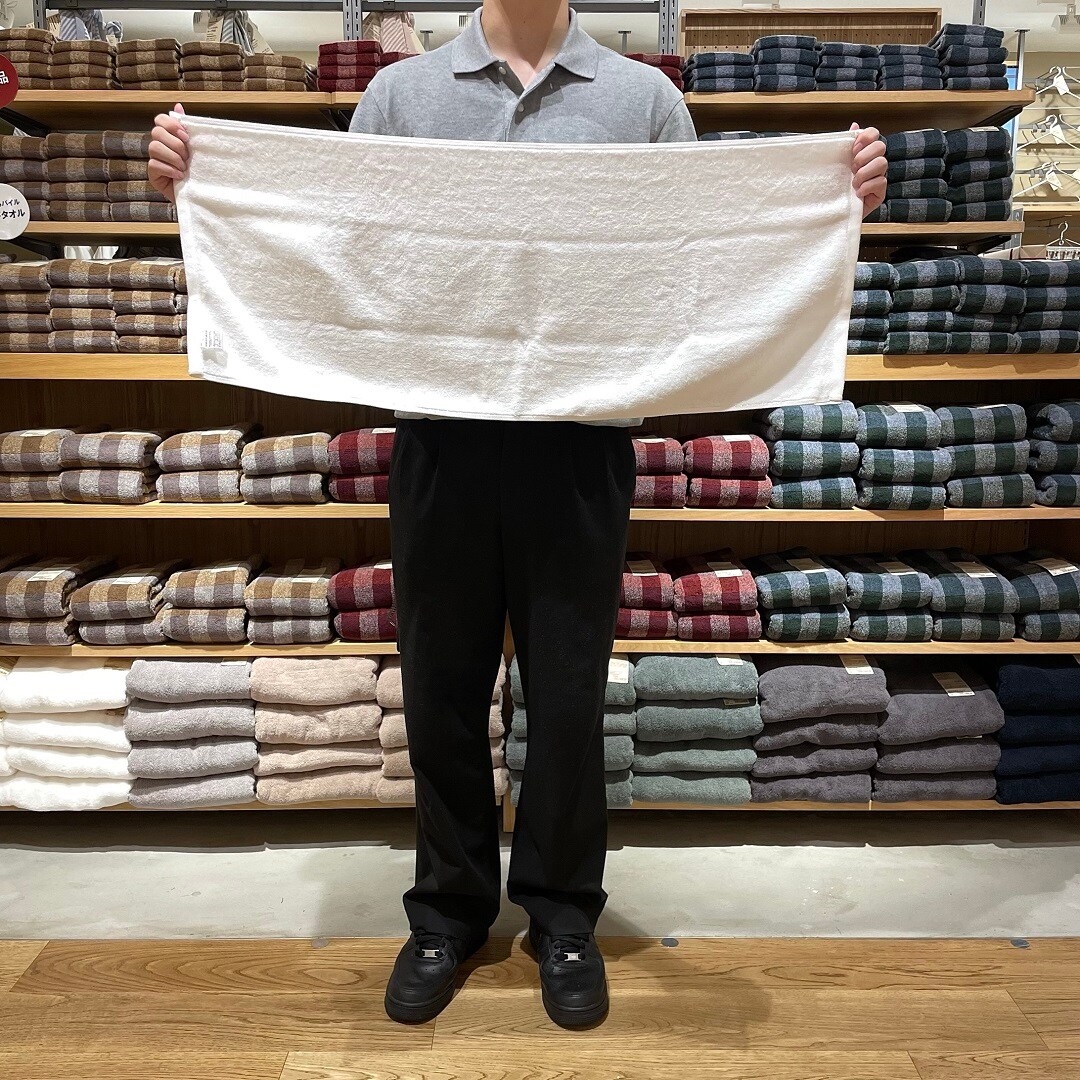 フェイスタオルサイズ比較