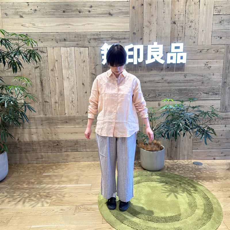 リネンのコーデ