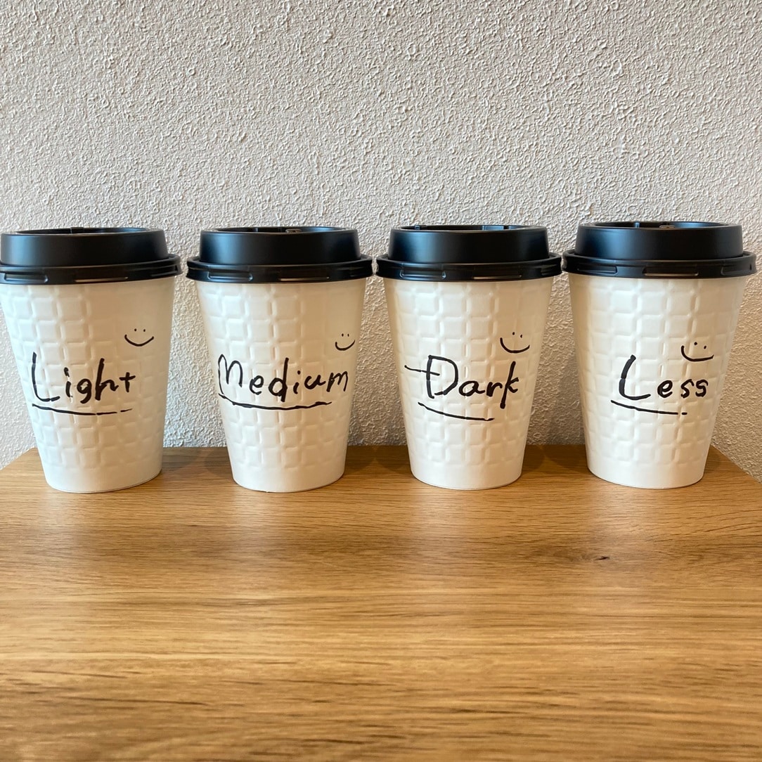 コーヒー飲み比べ