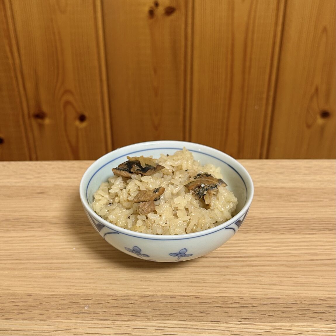 秋刀魚と生姜の炊き込みごはん
