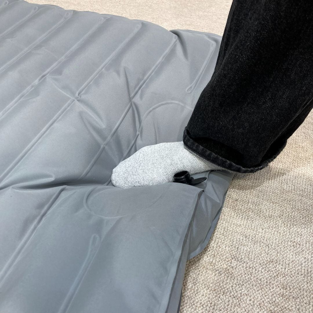 【イオンモール松本】　来客用やアウトドアに、避難時にも｜空気でできたマットレス_hqd52A