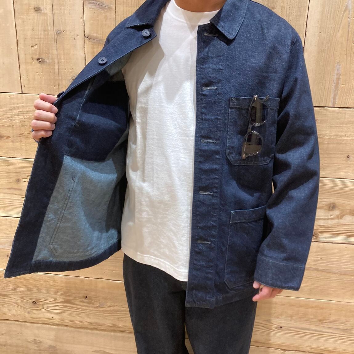 デニムカバーオール