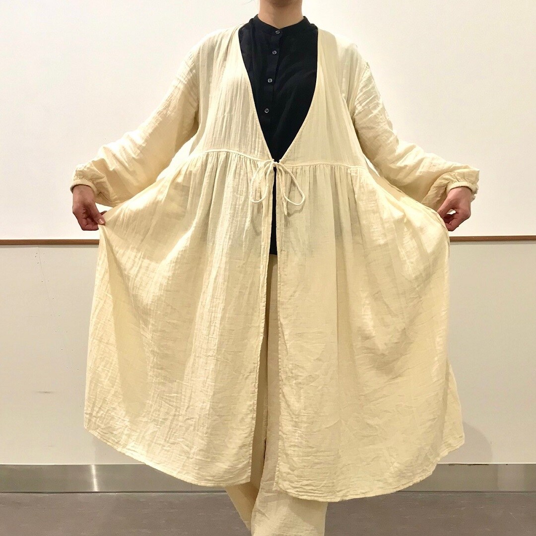 【ザ・モール仙台長町】ふんわりしぼガーゼロングカーディガン