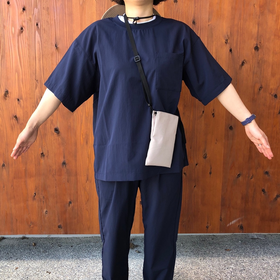 風を通すストレッチ半袖Tシャツ