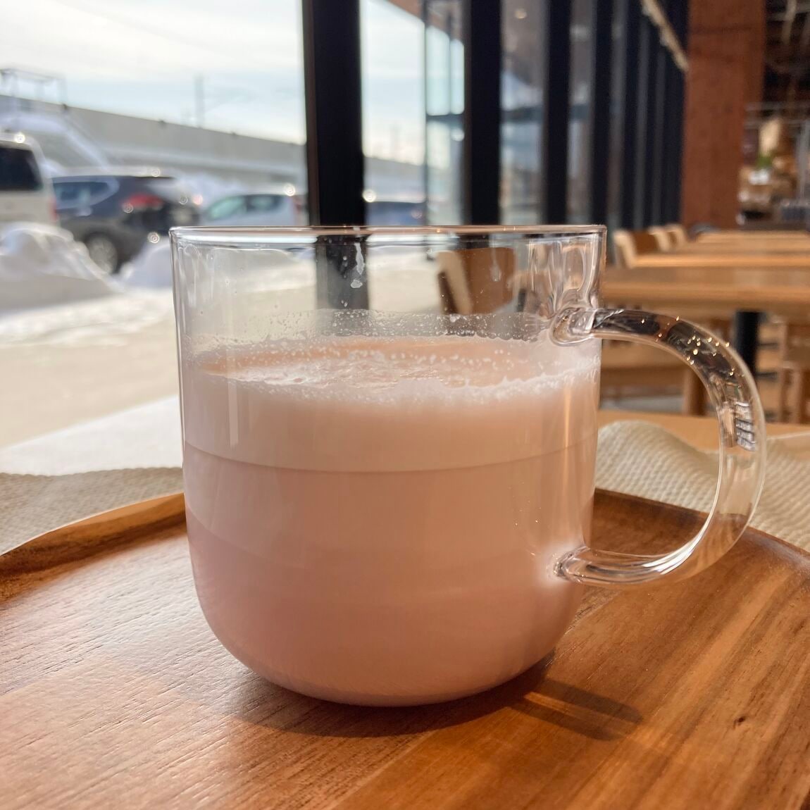 桜ラテ