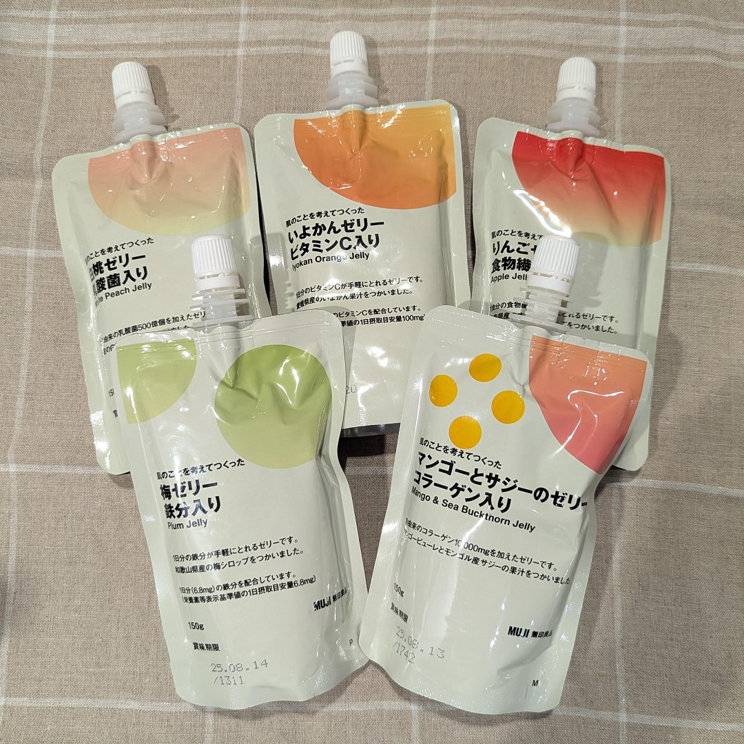 肌のことを考えてつくったゼリーの画像