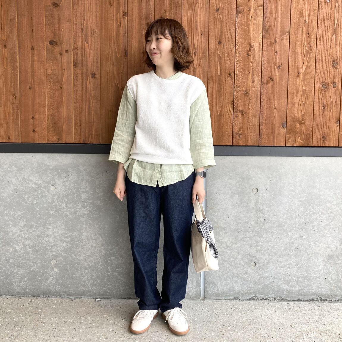 リネンウェア　スタッフ着用