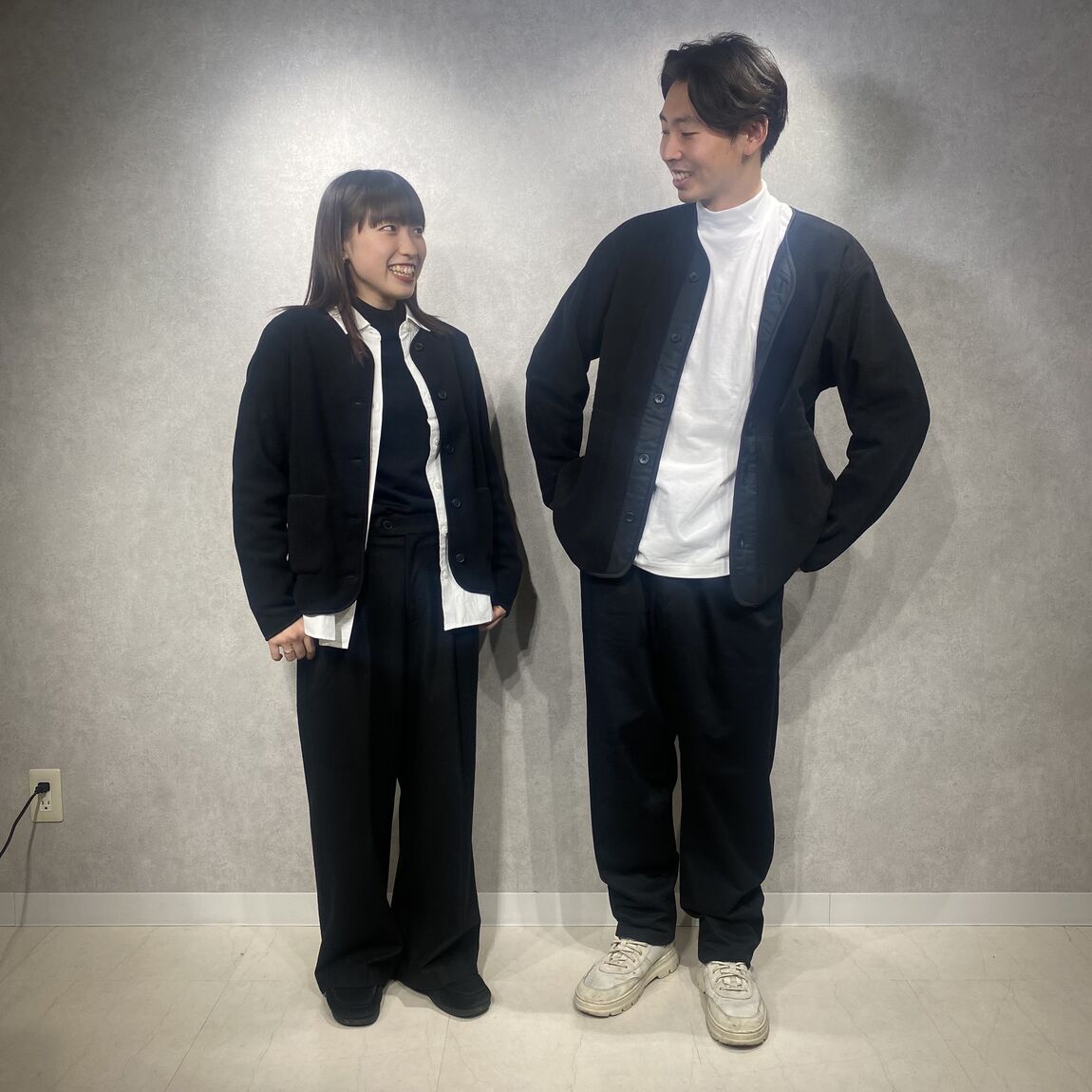 フリースカーデガン
