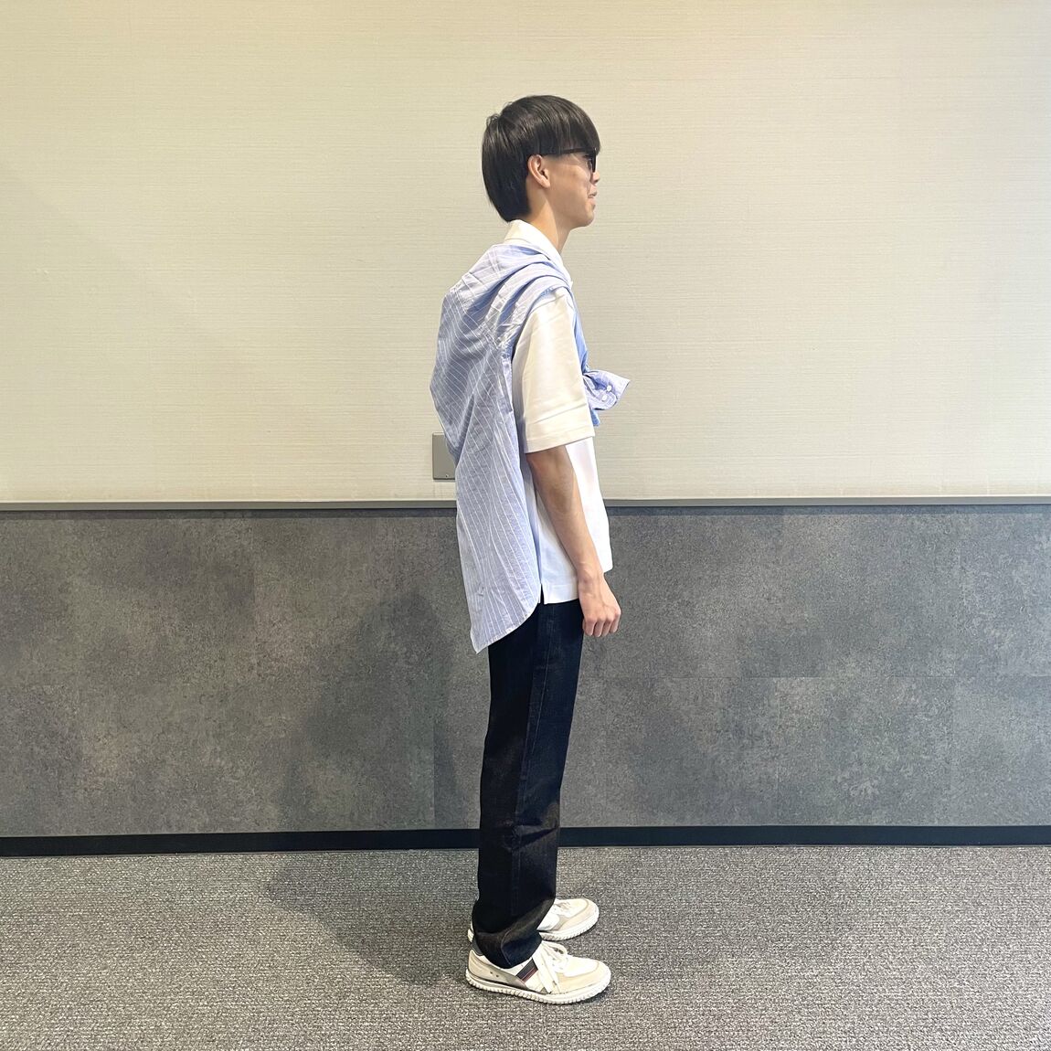 横