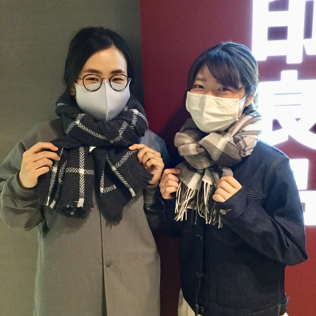 【東急プラザ戸塚】ストールで首元あたたかく