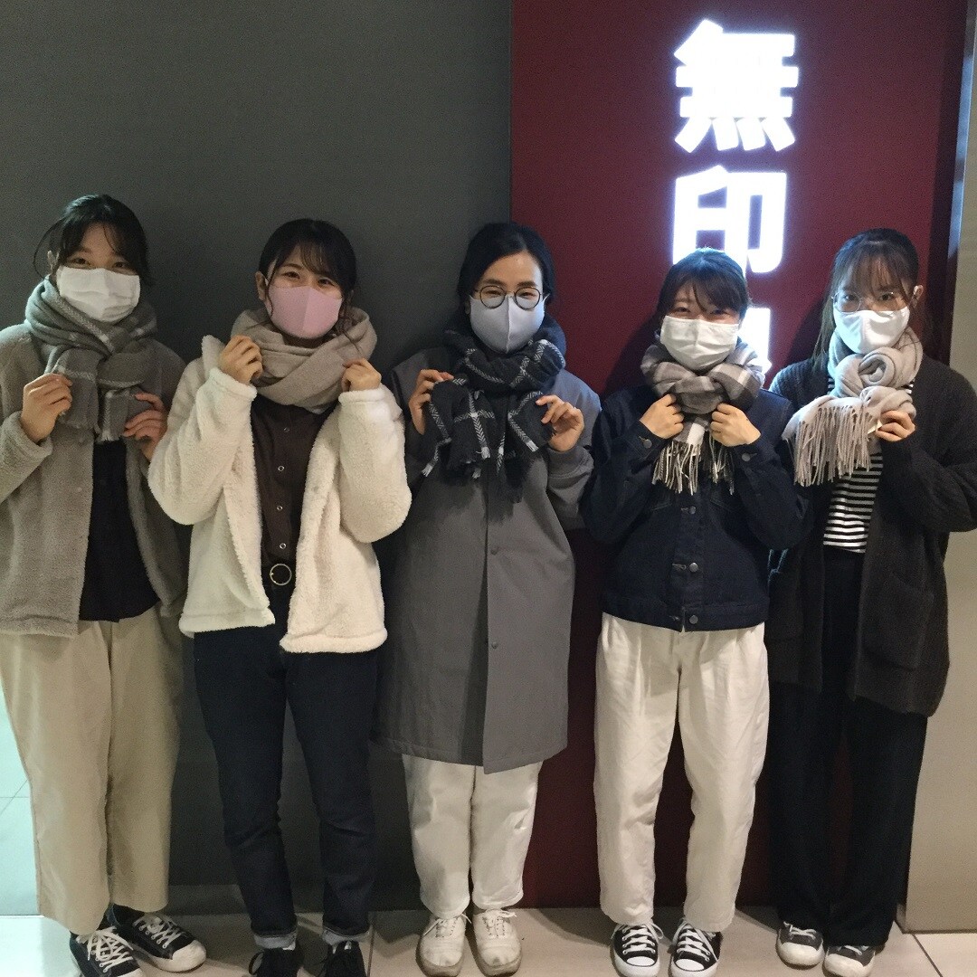 【東急プラザ戸塚】ストールで首元あたたかく