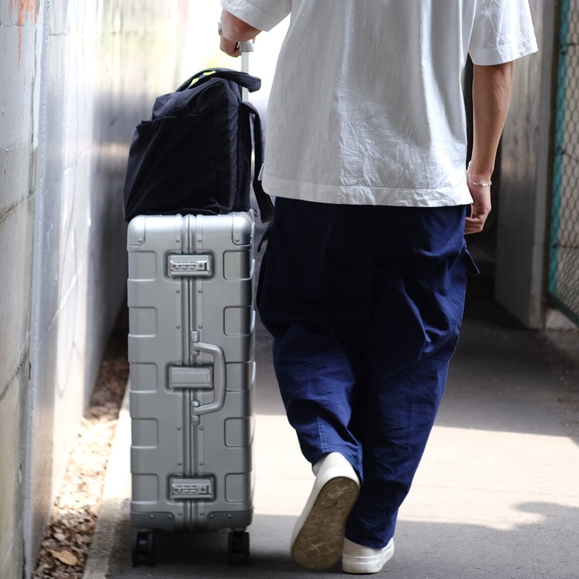 【ゆめが丘ソラトス】【旅行】お土産買いすぎちゃったかなあ…の時に！「再生ナイロンたためるボストンバッグ」_CQP05B