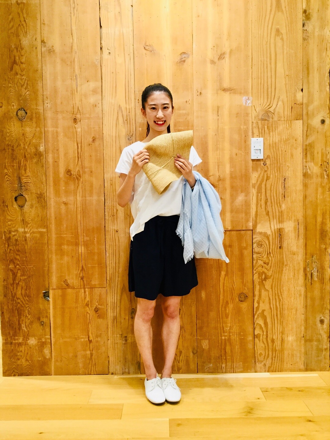 【MARK IS 静岡】インド綿ブロードショートパンツ